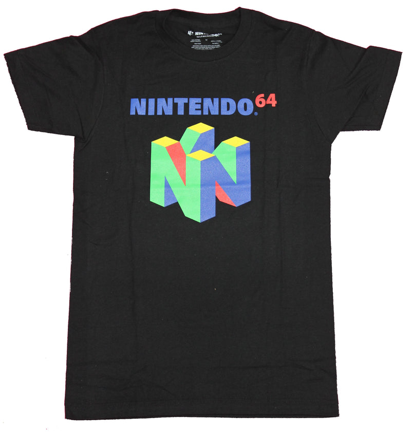 Nintendo 64 Mens T-Shirt  - Classic N64 Logo Image - Inmyparentsbasement.com