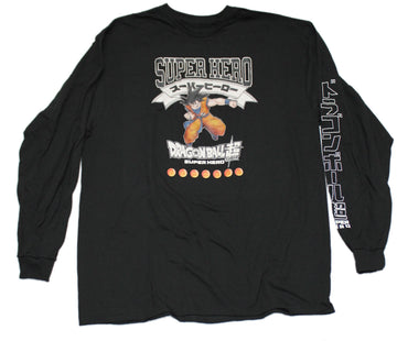 Dragon Ball Z Super Mens Long Sleeve  T-Shirt - Goku Super Hero