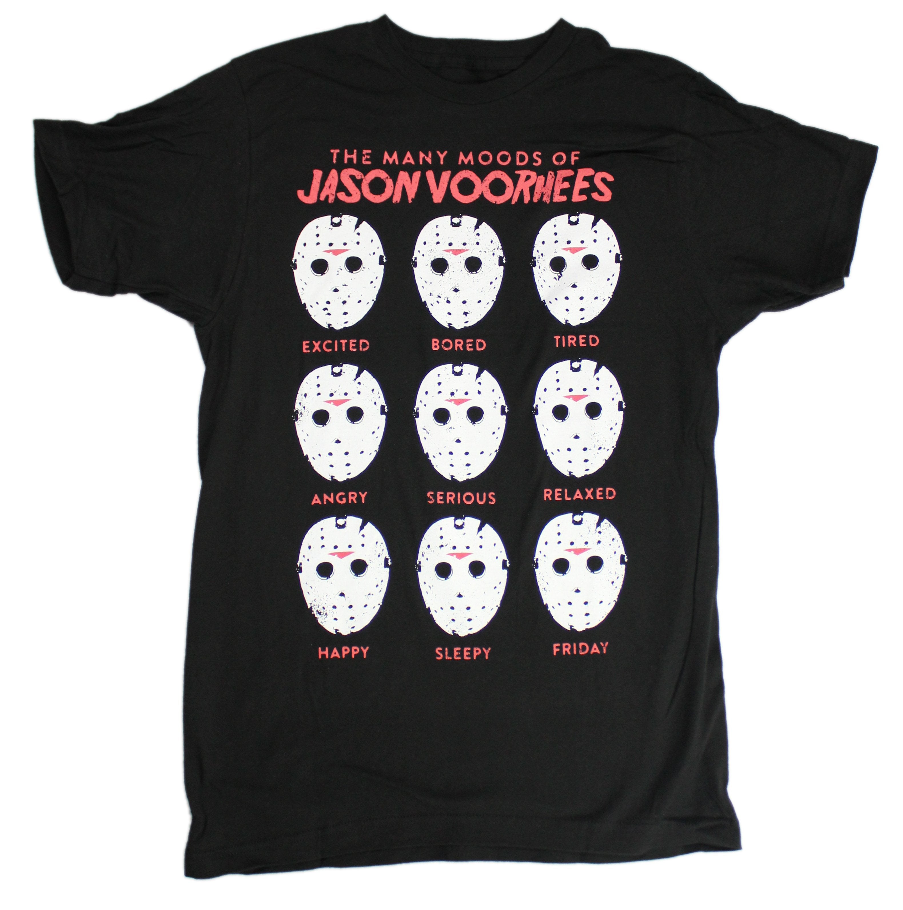 Friday 13th Mens T-Shirt - The Many Moods of Jason Voorhees