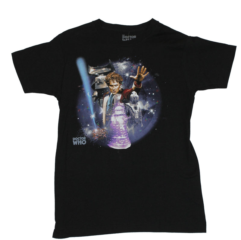 Doctor Who Mens T-Shirt  - Tv Image Photo Collage of the Sixth