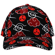 Naruto Itachi Sharingan Sublimated PolyTwill Baseball Cap Hat for Men Black - Inmyparentsbasement.com