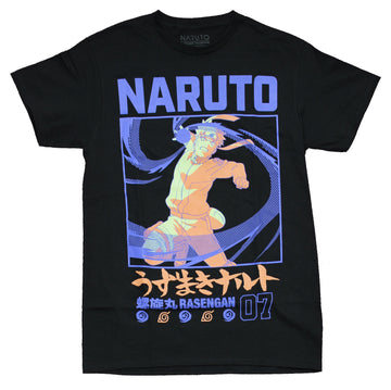 Naruto Shippuden Mens T-Shirt - Naruto Uzumaki Rasengan