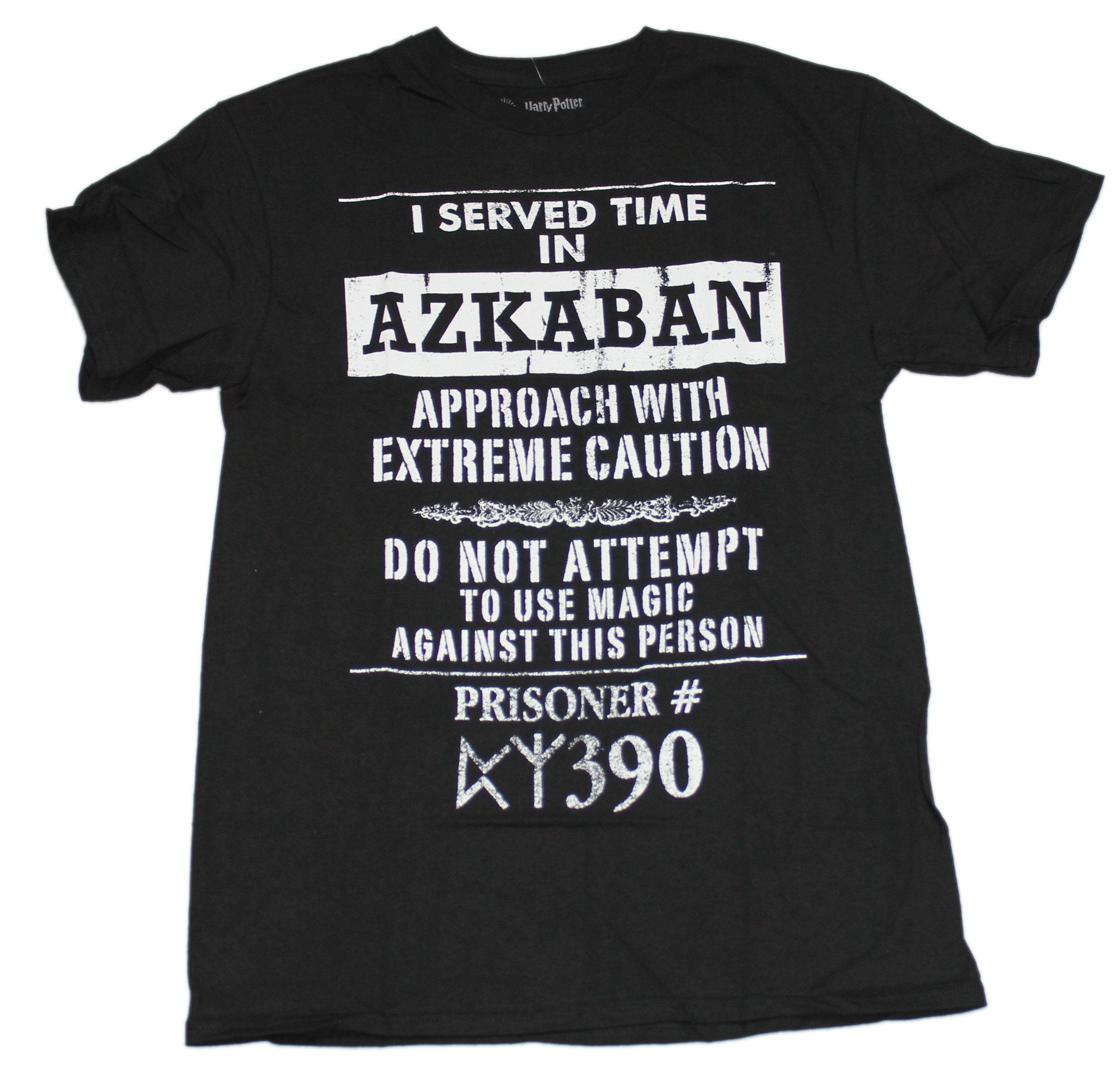 Harry Potter Mens T-Shirt - I Served Time in Azkaban Distressed