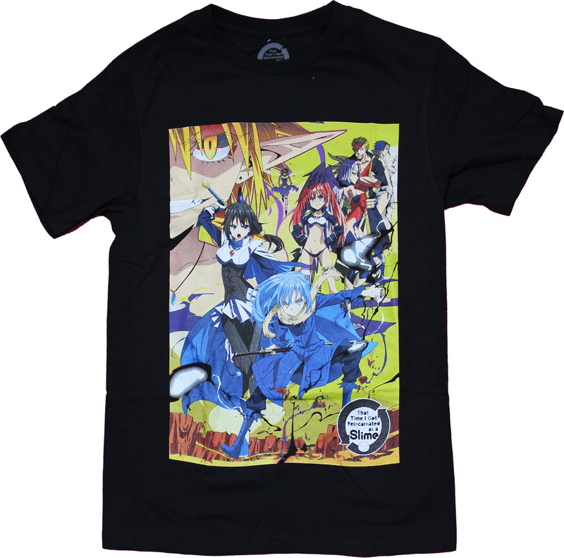 That Time I Got Reincaranted as A Slime Mens T-Shirt - Key Art Group - Inmyparentsbasement.com