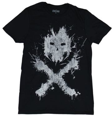 Crossbones of Captain America Civil War Mens T-Shirt - Distressed Splat Logo