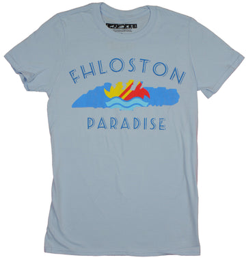 The Fifth Element Mens T-Shirt  - Fhloston Paradise Postcard Retro Image