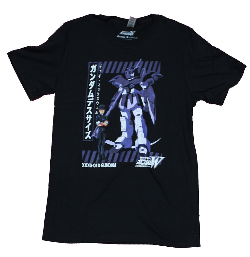 Mobile Suit Gundam Wing Mens T-Shirt - XXG-01D Gundam Image