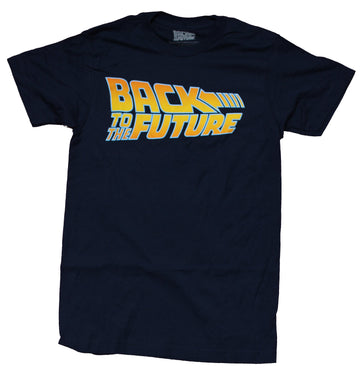 Back to the Future Mens T-Shirt - Iconic Movie Title Logo