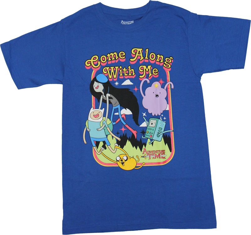 Adventure Time Mens T-Shirt - Come Along With Me Marceline & Finn - Inmyparentsbasement.com