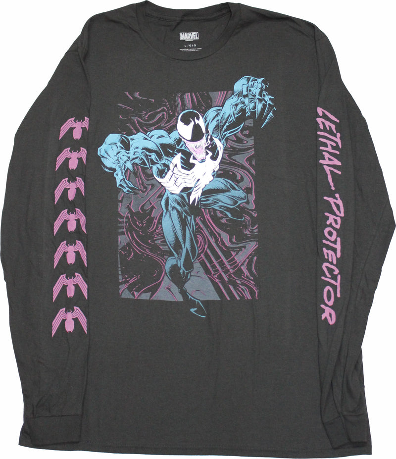 Venom Mens T-Shirt - Swirling Venom Attack