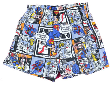 Superman Comic Panels Allover Mens Boxer Shorts