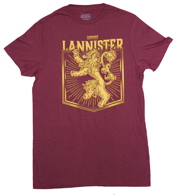 Game of Thrones Mens T-Shirt  - Golden Lion Sigil of the Lannister