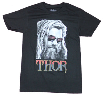 Thor Mens T-Shirt - Bro Thor Serious Sunglasses Face Image