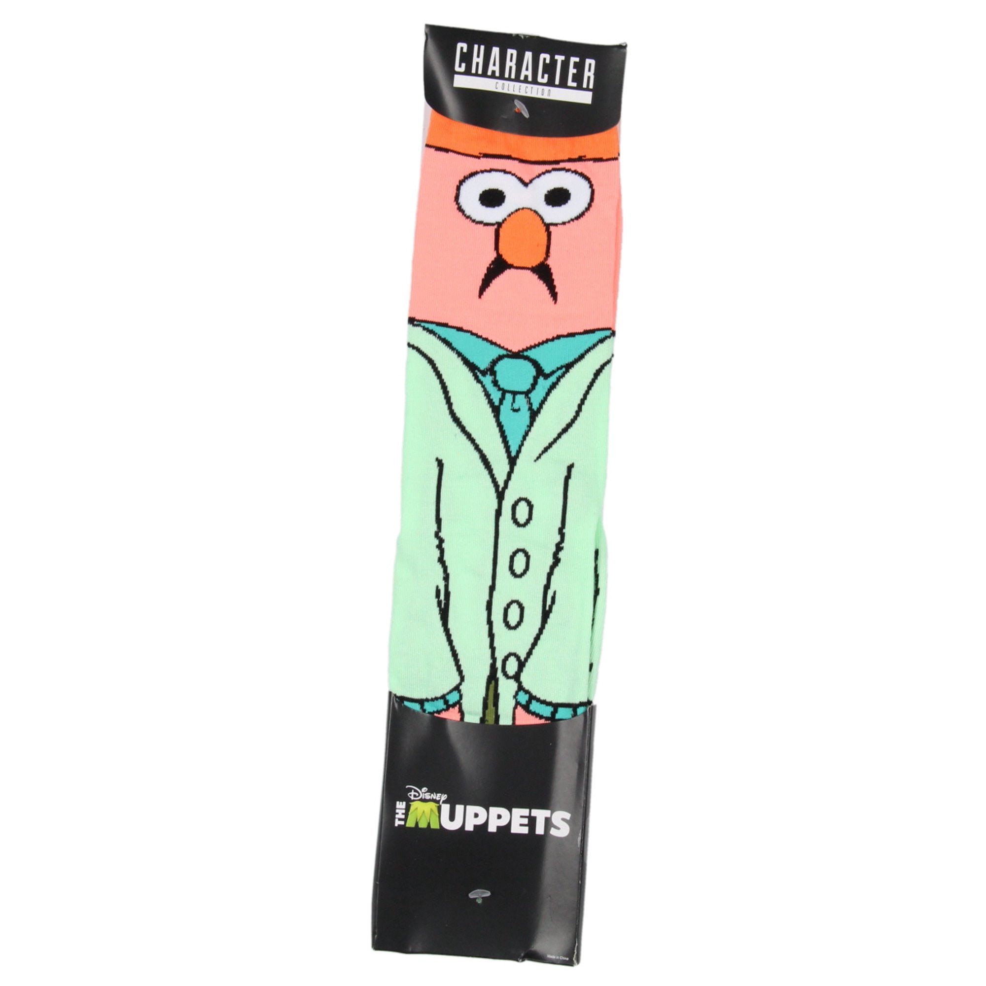 Disney Muppets Beaker Character Sublimated 360 Adult Crew Socks