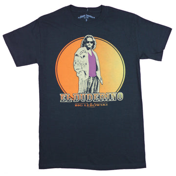 The Big Lebowski Mens T-Shirt  - El Duderino Sunset Style Image