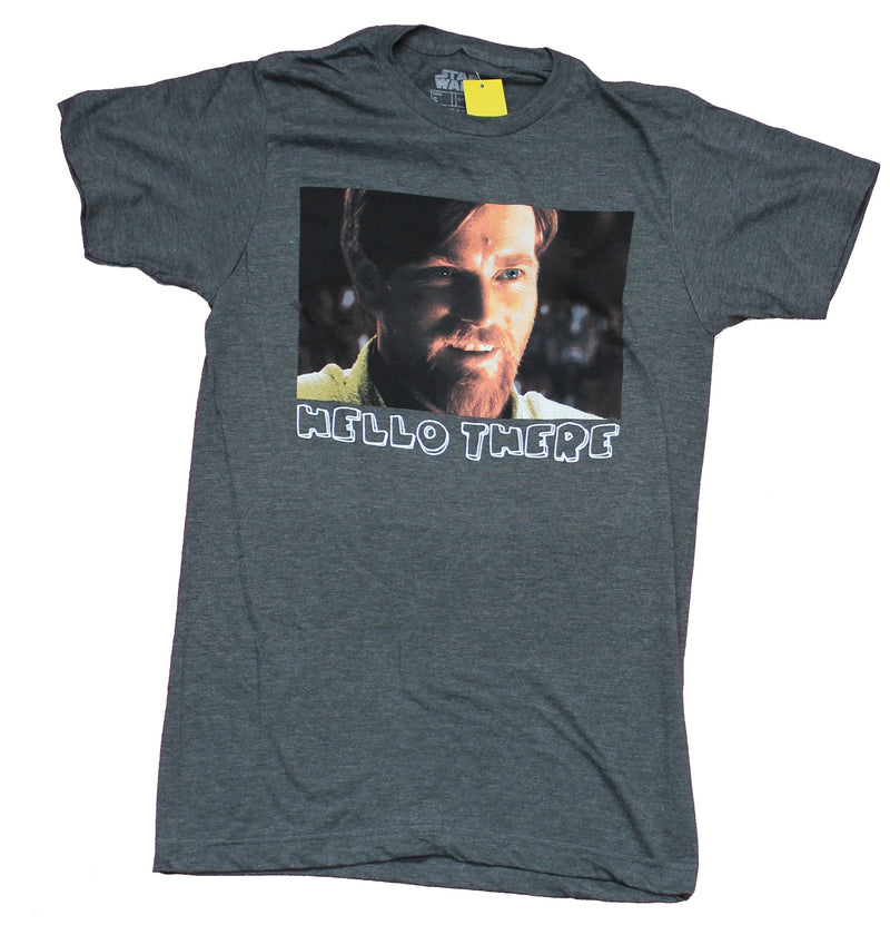 Star Wars  Mens T-Shirt - Obi Wan Kenobi Says Hello There