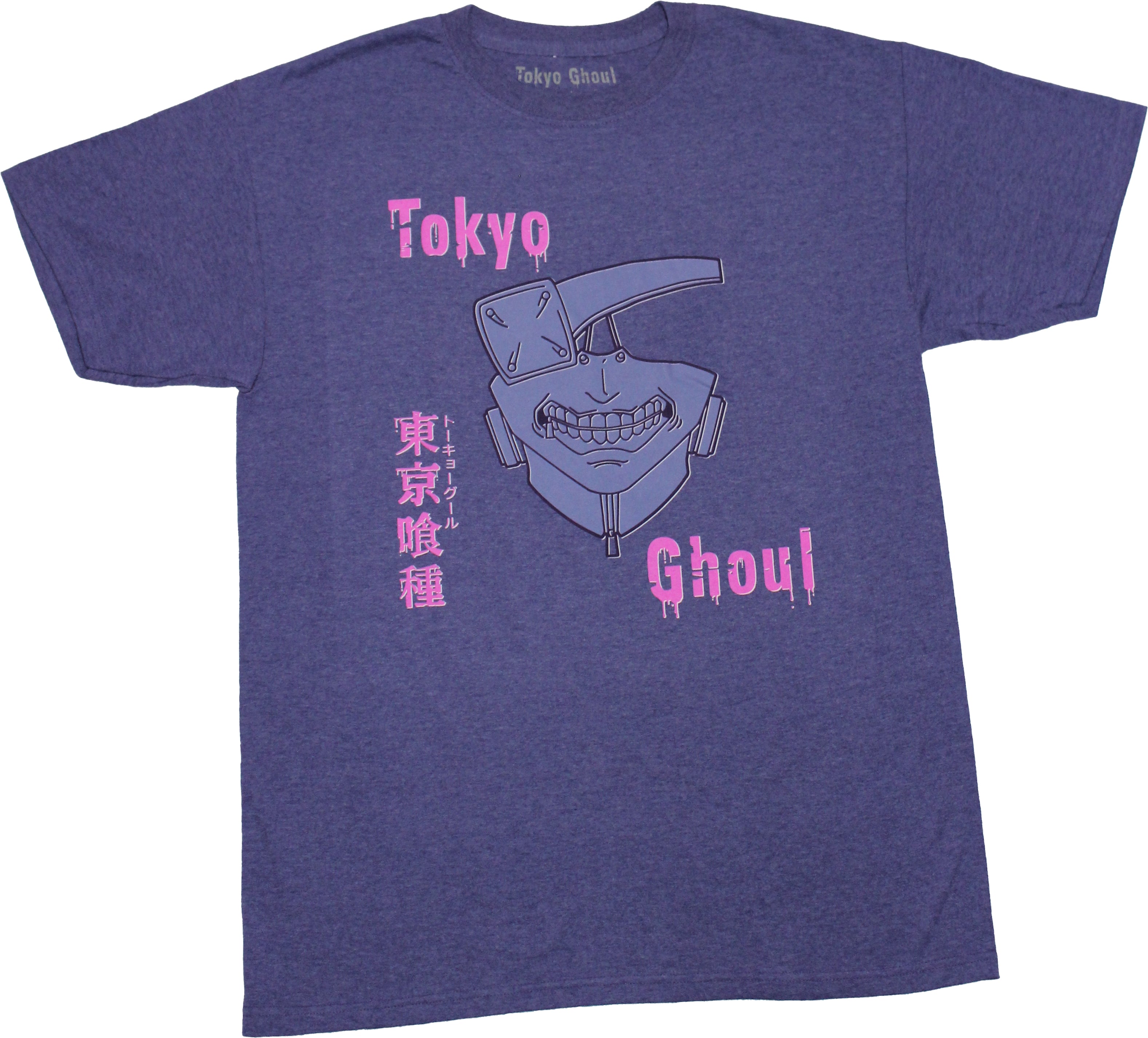Tokyo Ghoul Mesn T-Shirt - Mask Partial Face Mask Kanji