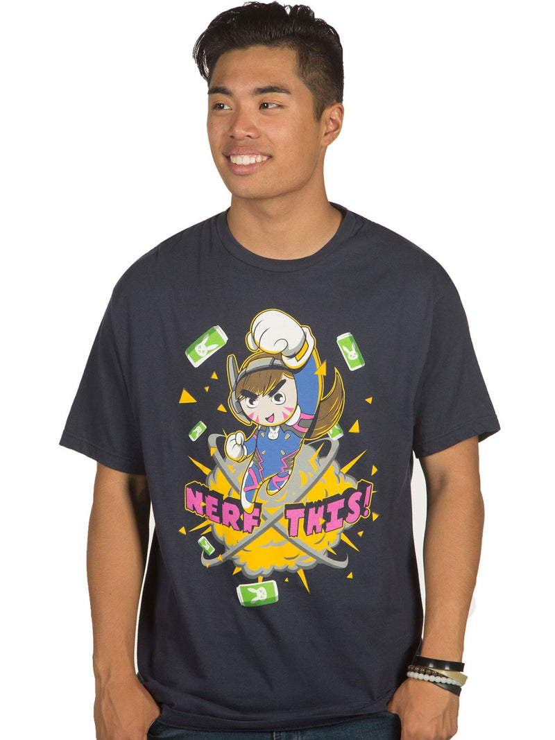 Overwatch Mens T-Shirt - Nerf This Cartoon Diva Image - Inmyparentsbasement.com