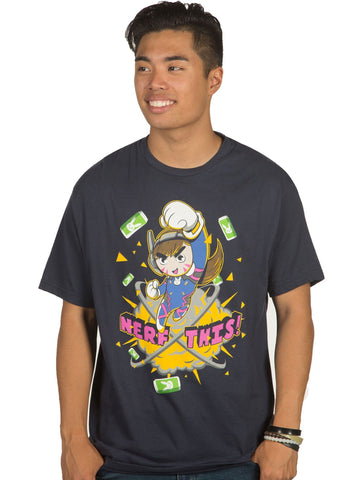 Overwatch Mens T-Shirt - Nerf This Cartoon Diva Image