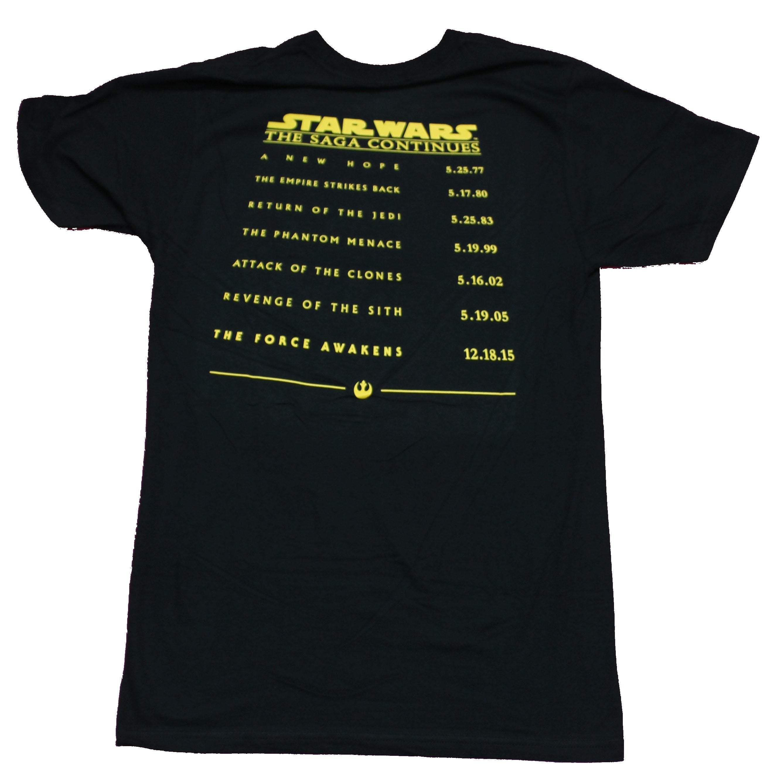 Star Wars Mens T-Shirt - The Force Awakens Poster Image