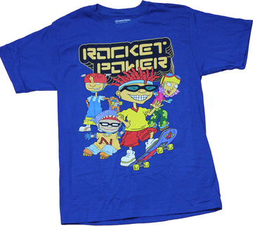 Rocket Power Mens T-Shirt - Group Under Logo Image