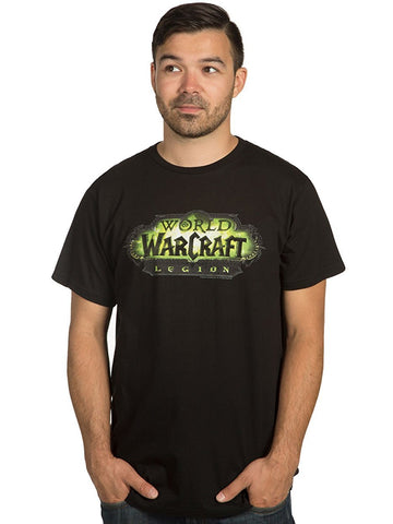 World of Warcraft Mens T-Shirt - Simple Glowing Legion Logo Image