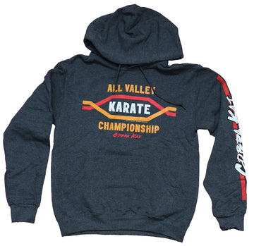 Cobra Kai Mens Pullover Hoodie - All Valley Karate Championship