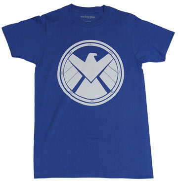 SHIELD S.H.I.E.L.D. (Marvel Comics) Mens T-Shirt -  White solid eagle logo