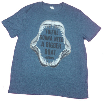 Jaws Mens T-Shirt- You're Gonna Need A Bigger Boat Shark Teeth Image