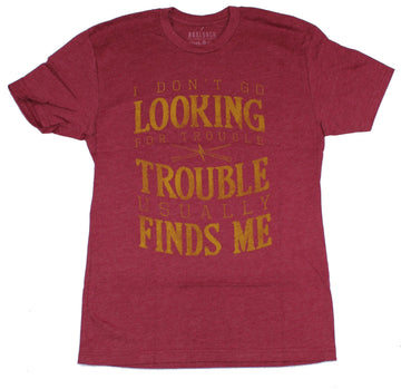 Harry Potter Mens T-Shirt - I Don't Go Looking For Trouble it Finds Me