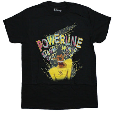 The Goofy Movie Mens T-Shirt - Powerline Stand Out Tour