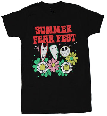 The Nightmare Before Christmas Mens T-Shirt - Summer Fear Fest Masks
