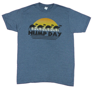 Hump Day Mens T-Shirt- Sunset Camel March Image