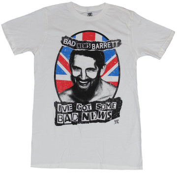 WWE Bad News Barrett Mens T-Shirt - I've Got Some Bad News Union Jack Image