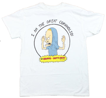 Beavis & Butthead Mens T-Shirt - The Great Cornholio Circle Picture