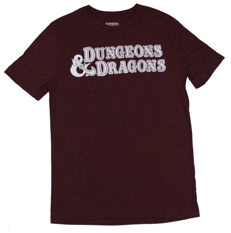 Dungeons & Dragons Mens T-Shirt - Simple Word Logo Image - Inmyparentsbasement.com