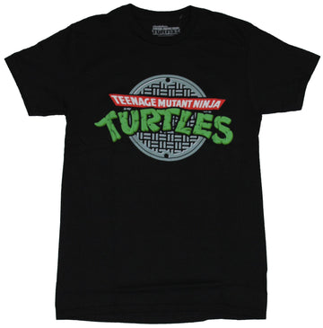 Teenage Mutant Ninja Turtles Mens T-Shirt - TMNT Sewer Lid Logo