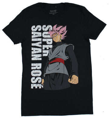 Dragon Ball Z Mens T-Shirt - Super Sayian Rose Standing Battle Ready