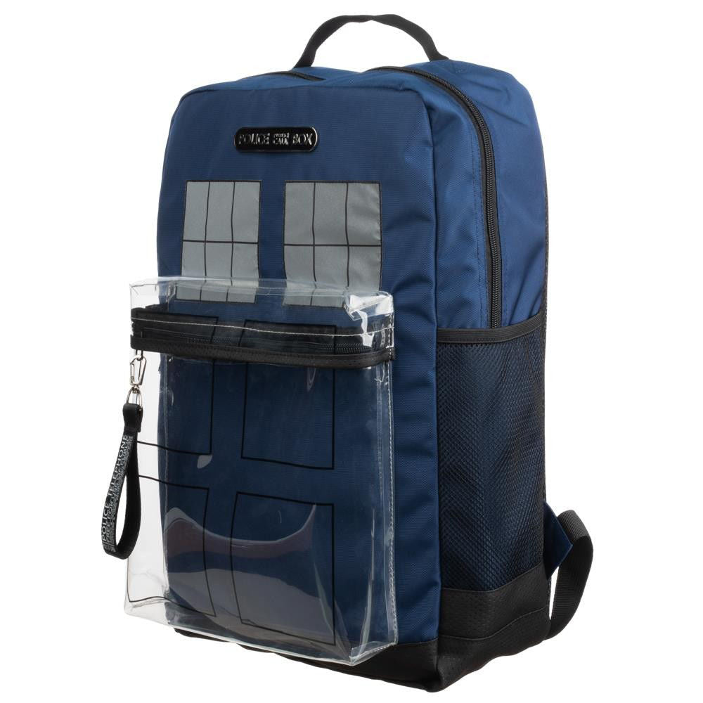 Doctor Who Tardis Backpack With Removable Envelope Pouch