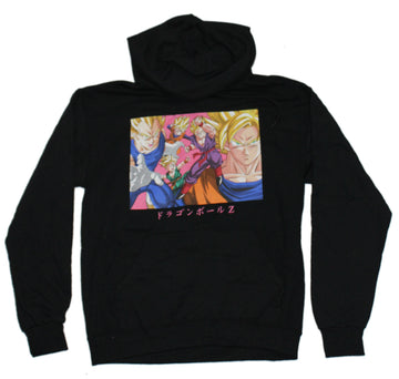 Dragon Ball Z Super Saiyan Goku, Vegeta, Gohan, Goten, & Trunks Battle Pose Hoodie