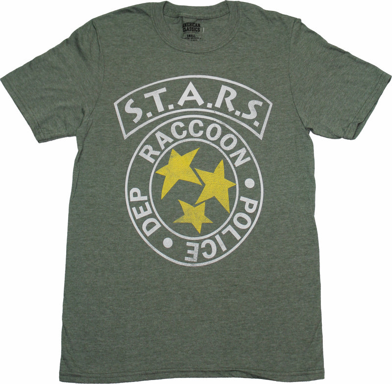 Resident Evil Mens T-Shirt - Stars Raccoon City Logo