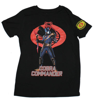 GI Joe Mens T-Shirt - Cobra Commander Over Symbol