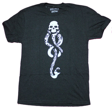 Harry Potter Mens T-Shirt  - Death Eaters Skull Snake Symbol