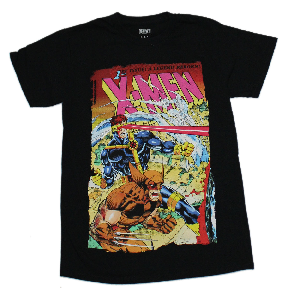 X-Men Mens T-Shirt - Cyclops and Wolverine Jim Lee 1 Cover Issue