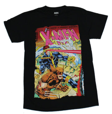 X-Men Mens T-Shirt - Cyclops and Wolverine Jim Lee 1 Cover Issue