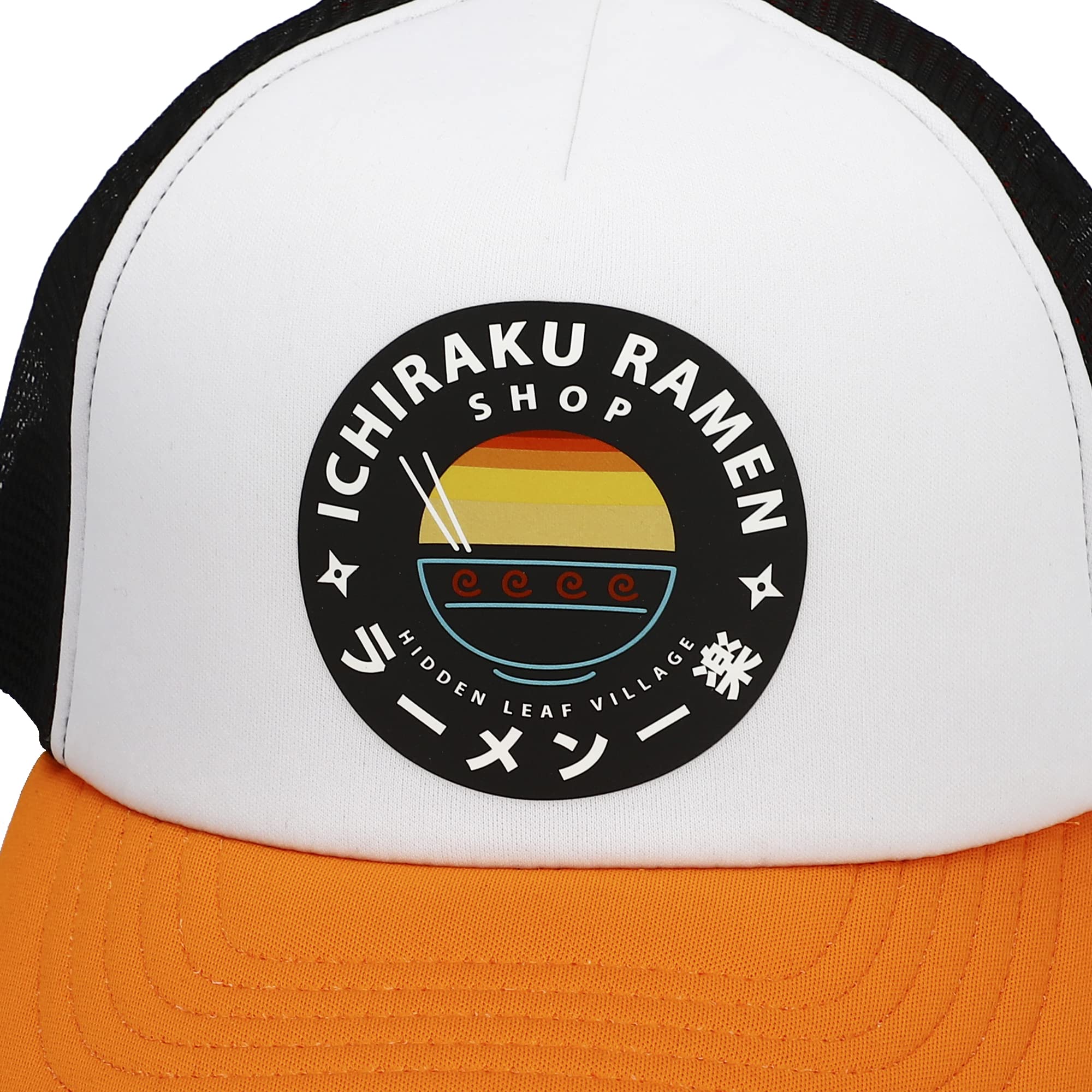Bioworld Naruto Ichiraku Ramen Shop Logo Foam Trucker Hat Multicolored