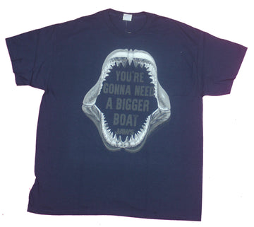 Jaws Mens T-Shirt- You're Gonna Need A Bigger Boat Shark Teeth Image