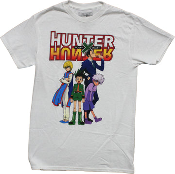 Hunter X Hunter Mens T-Shirt - Group Under Logo