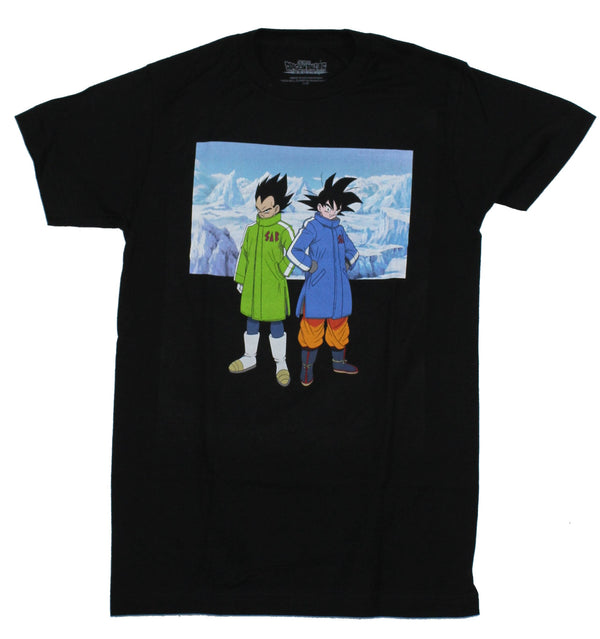 Dragon Ball Super Z Mens  T-Shirt -  Broly Goku Vegeta Snow Gear Shirt