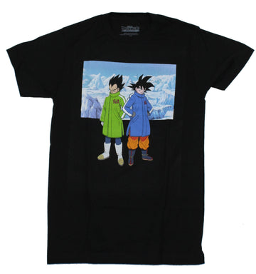 Dragon Ball Super Z Mens  T-Shirt -  Broly Goku Vegeta Snow Gear Shirt
